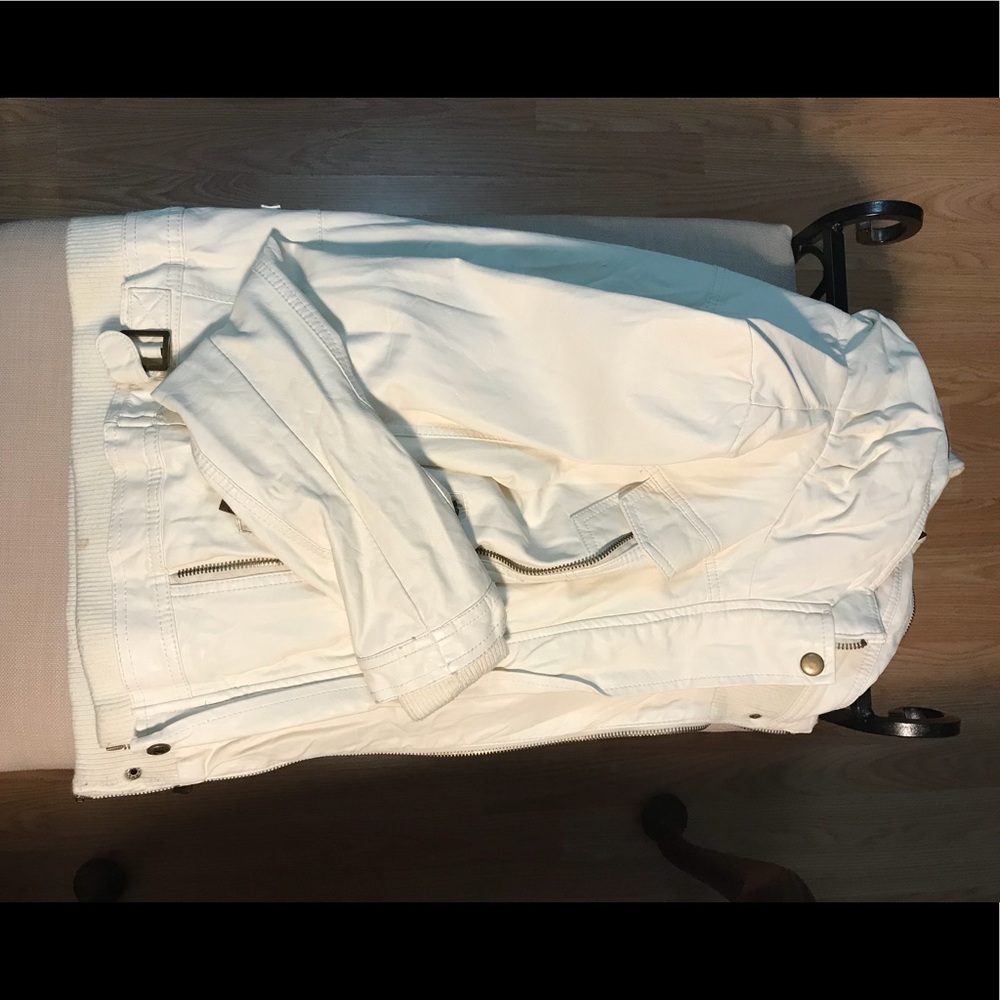 Faux leather boutique jacket